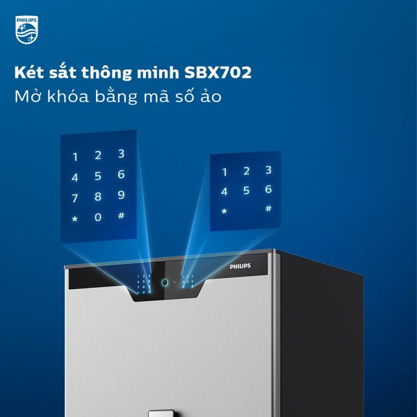 KÉT SẮT THÔNG MINH PHILIPS SBX702-ABX - Ảnh 2