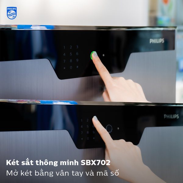 KÉT SẮT THÔNG MINH PHILIPS SBX702-ABX - Ảnh 3