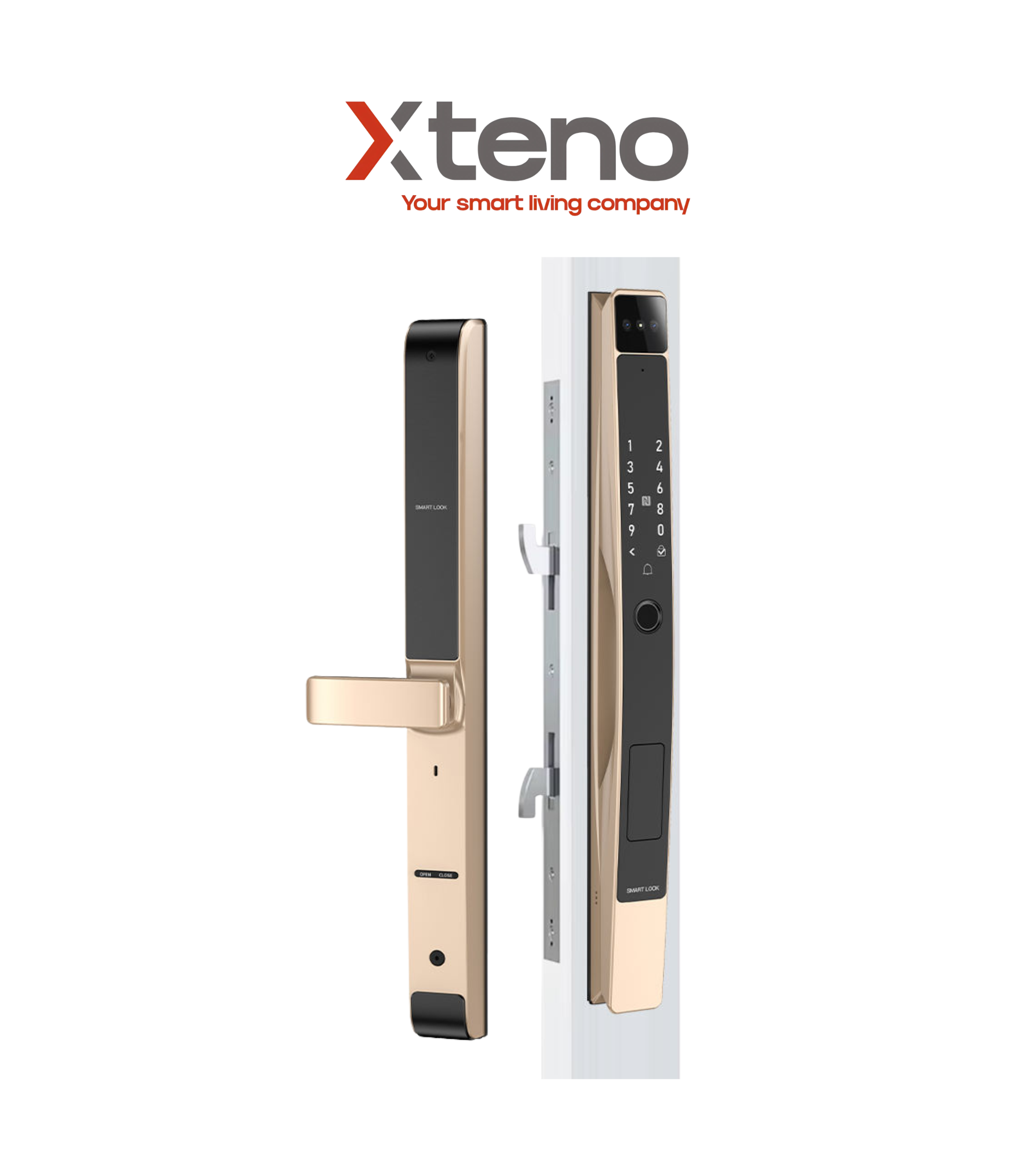 KHOÁ THÔNG MINH NHÔM XINGFA NHẬN DIỆN TĨNH MẠCH XTENO HS216